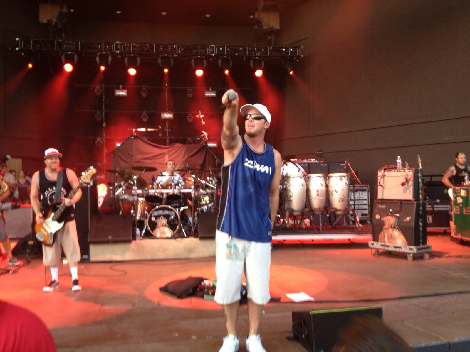Miles Doughty and Kyle McDonald of Slightly Stoopid performing live on stage