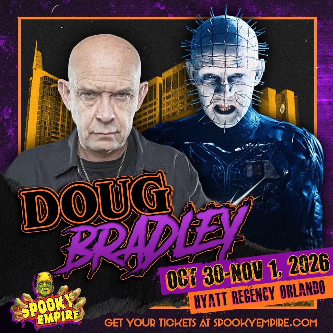 Doug Bradley on the official Spooky Empire guest graphic