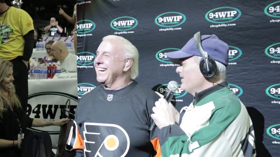 Ric Flair at Wing Bowl
